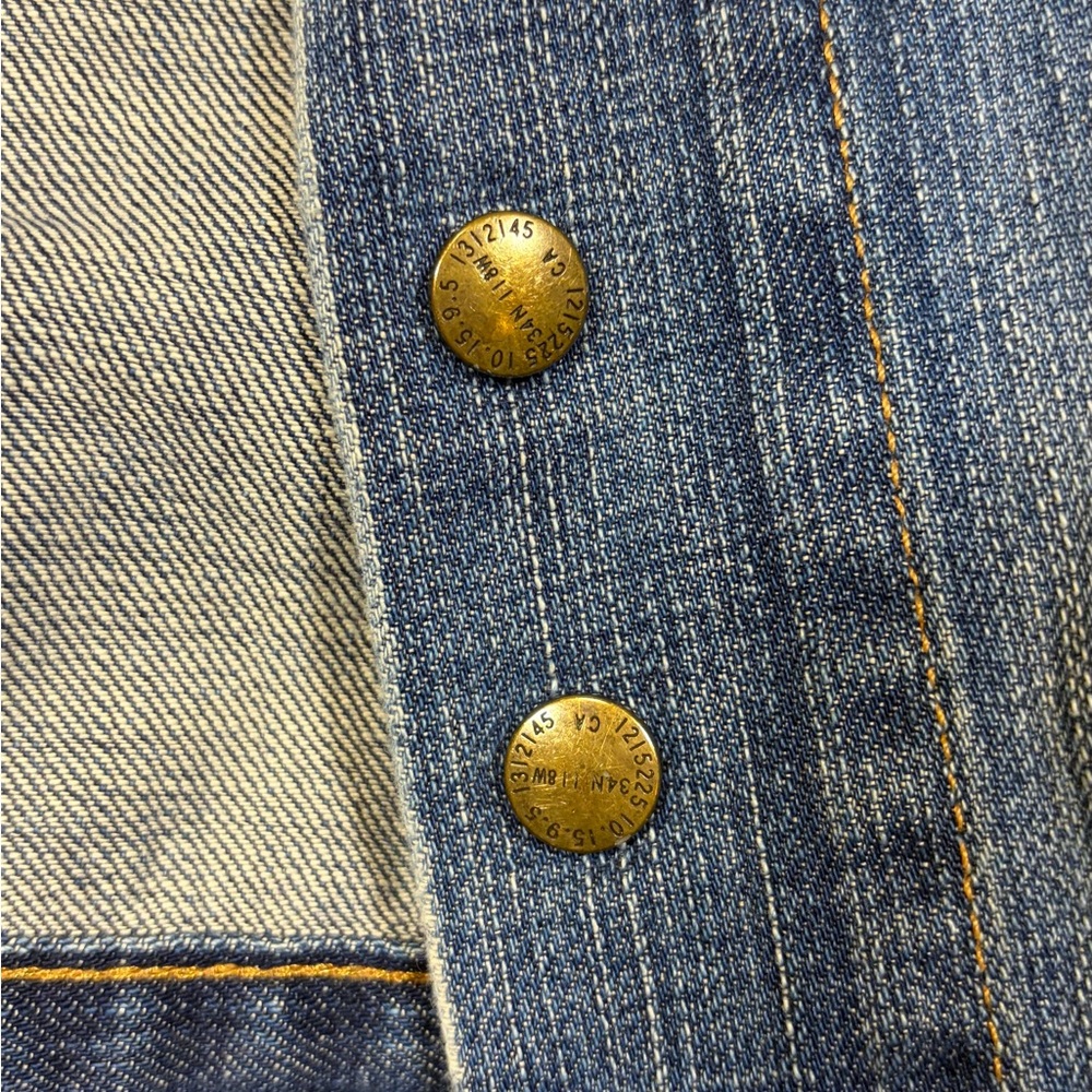 Current Elliott The Snap Collared Medium Wash Den… - image 7